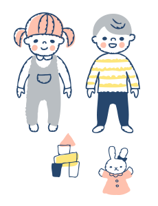 1日のながれイラスト